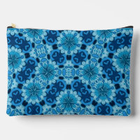 Indigo Blauw Bloemen Chinees Tegel Patroon