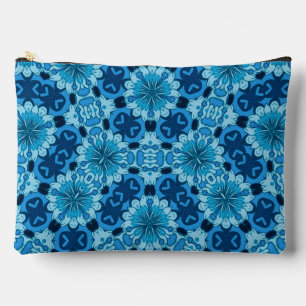 Indigo Blauw Bloemen Chinees Tegel Patroon Etui