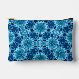 Indigo Blauw Bloemen Chinees Tegel Patroon Etui