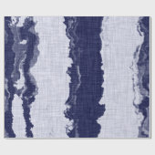 INDIGO BLAUW JAPANS ONTWERPLIJNEN VOOR Wrappen Cadeaupapier (Vlak)