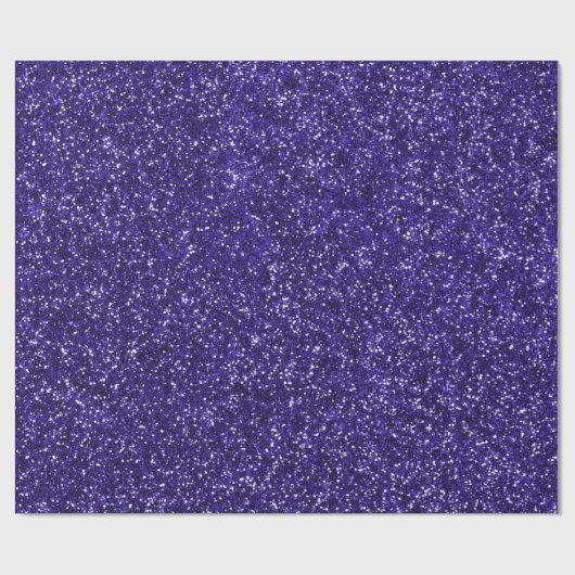 Indigo Blauw Navy Glitter Diep Kobalt Elegant Cadeaupapier (Vlak)