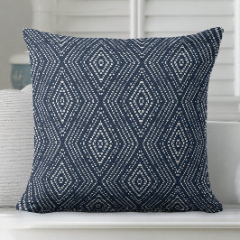 Indigo Blauwe Moderne Worpkussen Kussen
