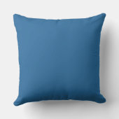 Indigo Blauwe Ticking Streep Kussen (Achterkant)