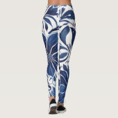 indigo bloem tuinleggingen leggings (Achterkant)