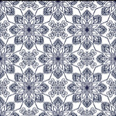 Indigo Bloom Mandala Broek Leggings