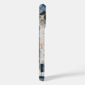 Indigo Blue  Abstracte kunst Collage Case-Mate iPhone Case (Achterkant / Rechts)
