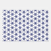 Indigo Blue Bee design cadeau wrap set Inpakpapier Vel (Voorkant 2)