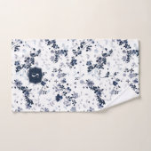 Indigo Blue Clematis — op maat gesneden vormgeving Bad Handdoek (Handdoek)