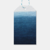 Indigo Blue Dip geverfd/Ombre' Fade Ocean Beauty! Cadeaulabel (Voorkant)
