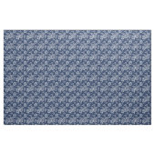 Indigo Blue en White  Floral Stof (Yard (91,4 cm))