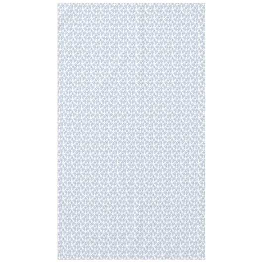Indigo Blue Ethnic Floral Print Tablecloth Tafelkleed (Voorkant)