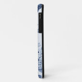 Indigo Blue  Floral Case-Mate iPhone Case (Achterkant/links)