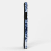 Indigo Blue  Floral Case-Mate iPhone Case (Achterkant/rechts)