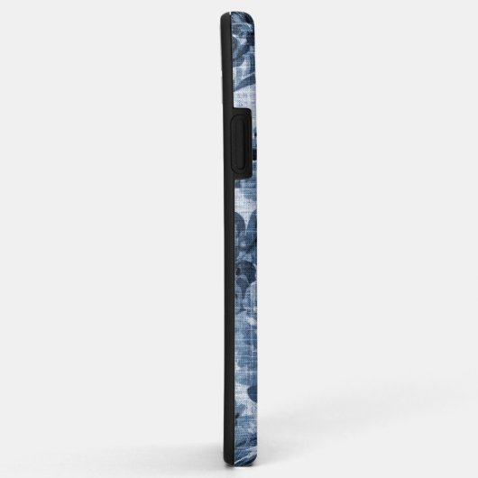 Indigo Blue  Floral Toile Case-Mate iPhone Case (Achterkant/rechts)