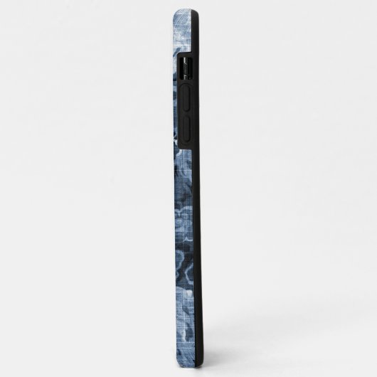 Indigo Blue  Floral Toile Case-Mate iPhone Case (Achterkant/links)