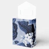 Indigo Blue Floral Toile No.1 Bedankdoosjes (Geopend)