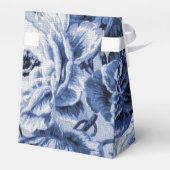 Indigo Blue Floral Toile No.1 Bedankdoosjes (Achterkant)