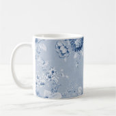 Indigo Blue  Floral Toile No.4 Koffiemok (Links)