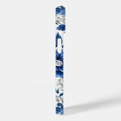 Indigo Blue Flowers Case-Mate iPhone Case (Achterkant / Rechts)