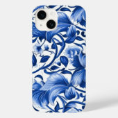 Indigo Blue Flowers Case-Mate iPhone Case (Achterkant)
