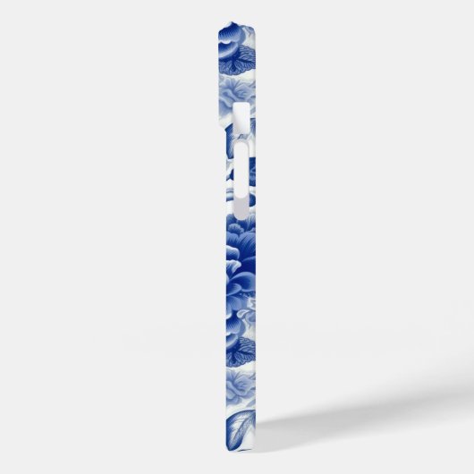 Indigo Blue Flowers Case-Mate iPhone Case (Achterkant / Links)