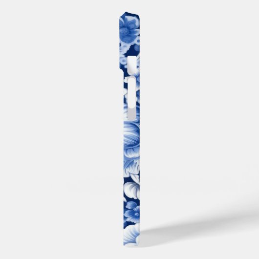 Indigo Blue Flowers Case-Mate iPhone Case (Achterkant / Links)