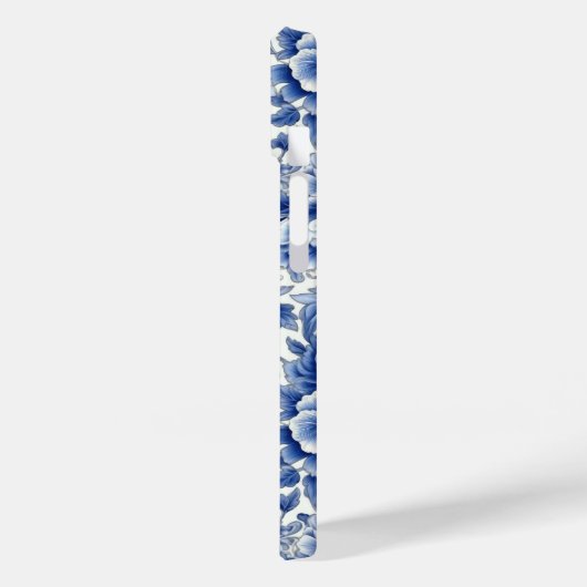 Indigo Blue Flowers Case-Mate iPhone Case (Achterkant / Links)