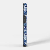 Indigo Blue Flowers iPhone Hoesje (Rechterkant)