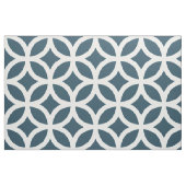 Indigo Blue Geometric Pattern Fabric Stof (Fat Quarter)