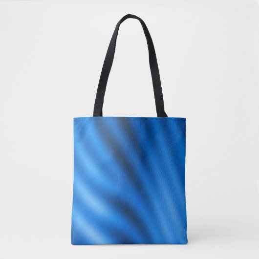 Indigo Blue Gradient Abstract Tote Bag (Voorkant)