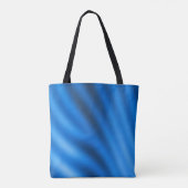 Indigo Blue Gradient Abstract Tote Bag (Achterkant)