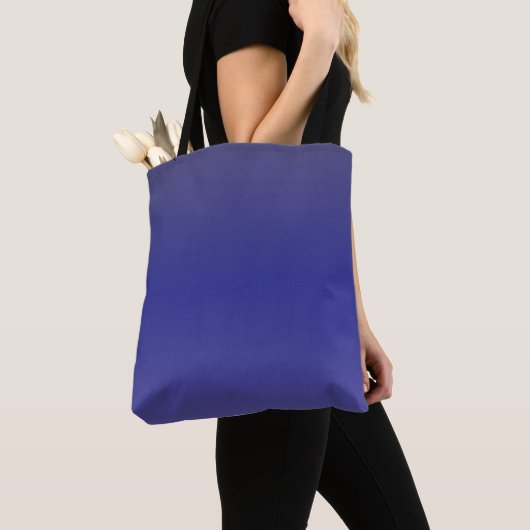 Indigo Blue Gradient Tote Bag (Dichtbij)