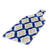 Indigo Blue Gray Azulejo Pattern Portugal Gift Snijplank (Hoek)