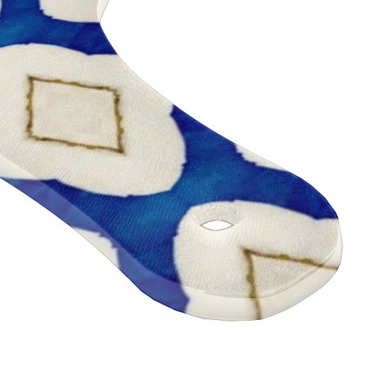 Indigo Blue Gray Azulejo Pattern Portugal Gift Snijplank (Hoek)