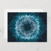 Indigo Blue Mandala Briefkaart (Voorkant / Achterkant)