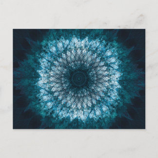 Indigo Blue Mandala Briefkaart