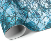 Indigo Blue Mandala Cadeaupapier (Rol Hoek)