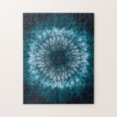 Indigo Blue Mandala Legpuzzel (Verticaal)