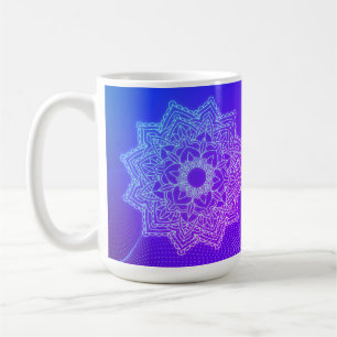 Indigo blue mandala mok
