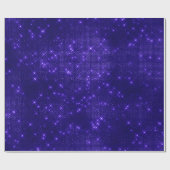 Indigo Blue Navy Glitter Sequins Sparkly Cobalt Cadeaupapier (Vlak)