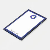 Indigo Blue Outer Space Galaxy Post-it® Notes (Schuin)