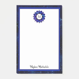 Indigo Blue Outer Space Galaxy Post-it® Notes