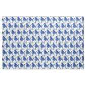 Indigo Blue Posh Podle Stof (Yard (91,4 cm))