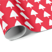 Indigo Blue Red White - kerstboompatroon Cadeaupapier (Rol Hoek)