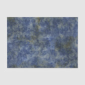Indigo Blue Rustic Texture Tissuepapier (Voorkant)
