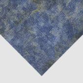 Indigo Blue Rustic Texture Tissuepapier (Detail)