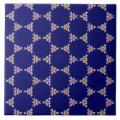 Indigo Blue Spain Mediterranean Style Tegeltje (Voorkant)