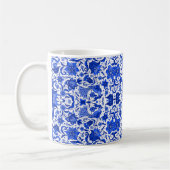 INDIGO BLUE TROPISCHE BLAUWE FOLK KOFFIEMOK (Links)