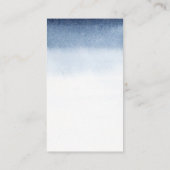 Indigo Blue White Holistic Health Visitekaartje (Achterkant)