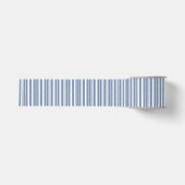 Indigo Blue White met striptekening Grosgrain Ribb Lint (Voorkant)